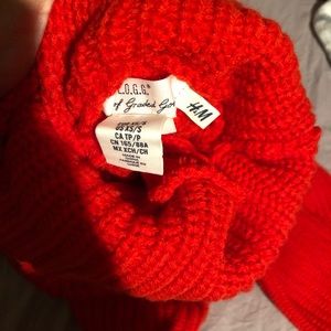 Knit cropped , and turtle neck